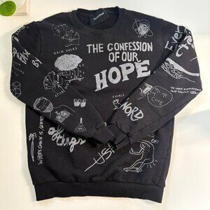 OUTCOME "The Confession of Our Hope" Graphic Crewneck Sweatshirt